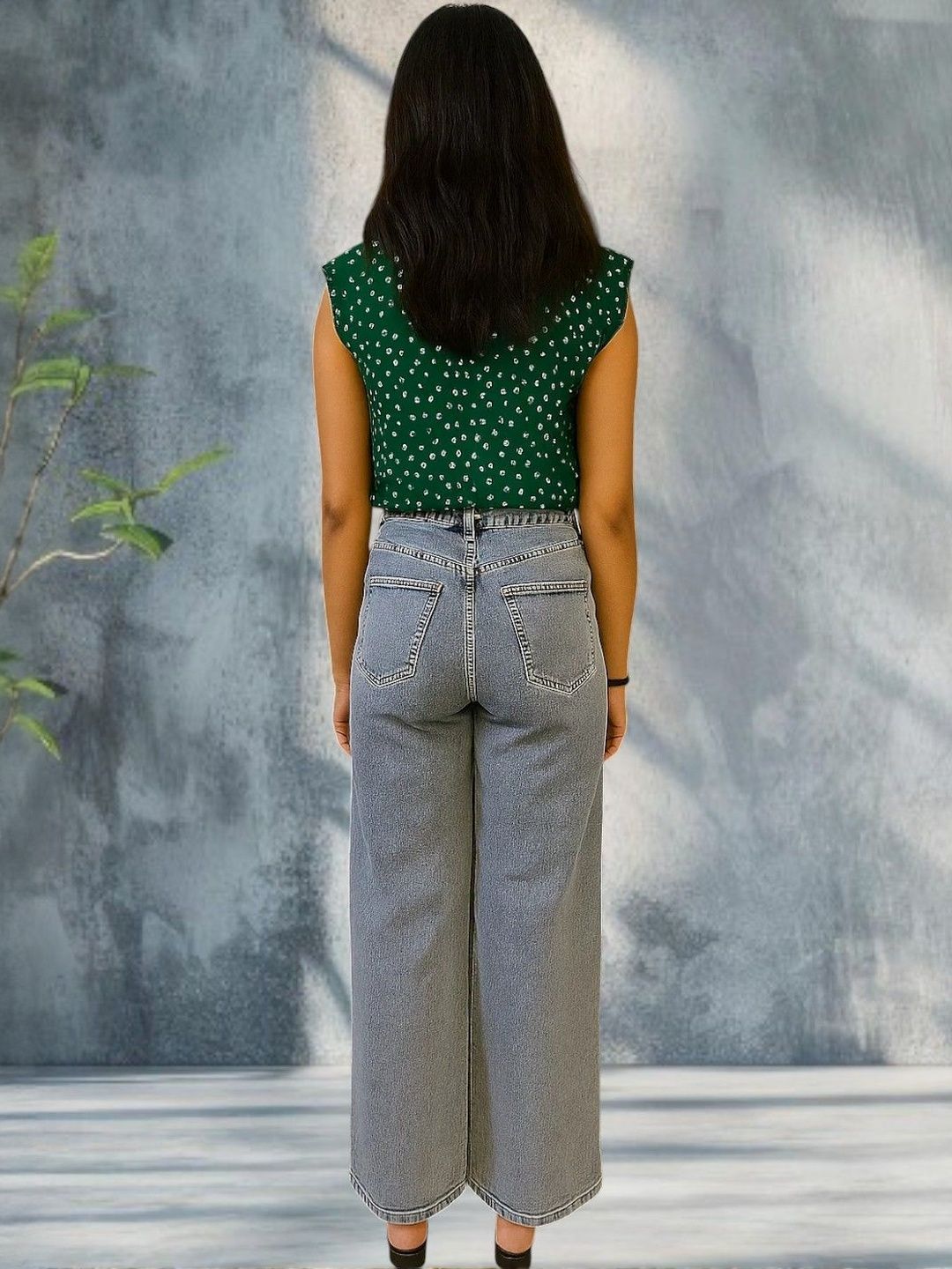 Kotty Women Regular Fit High-Rise Light Fade Stretchable Jeans