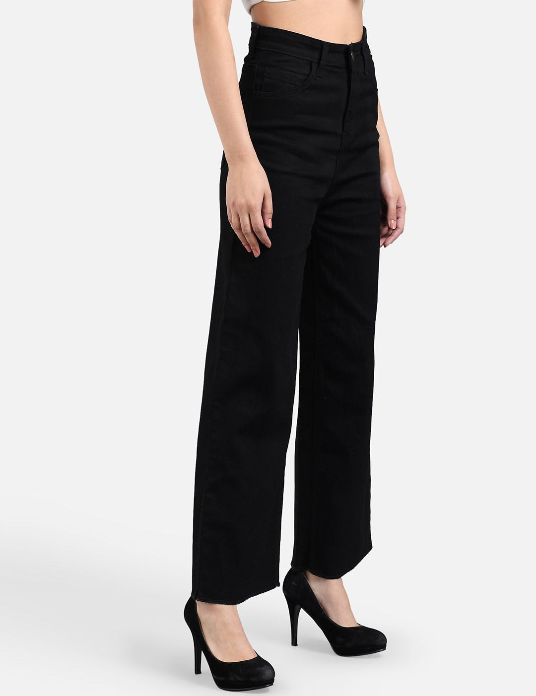 Kotty Women Flared High-Rise Stretchable Jeans