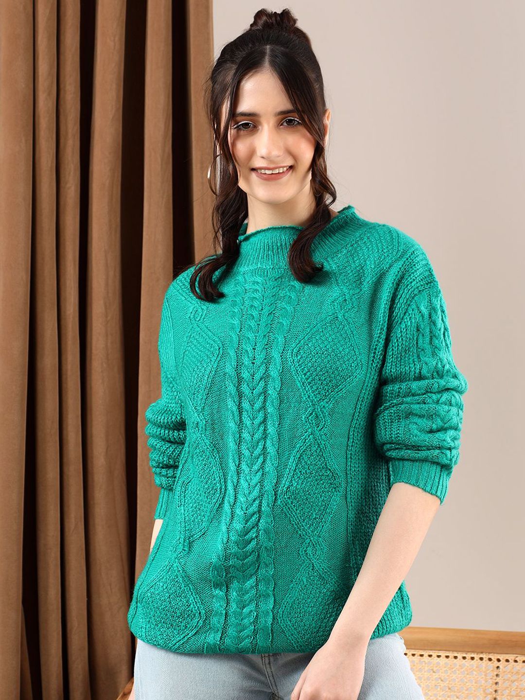 Kotty Women Cable Knit Pullover