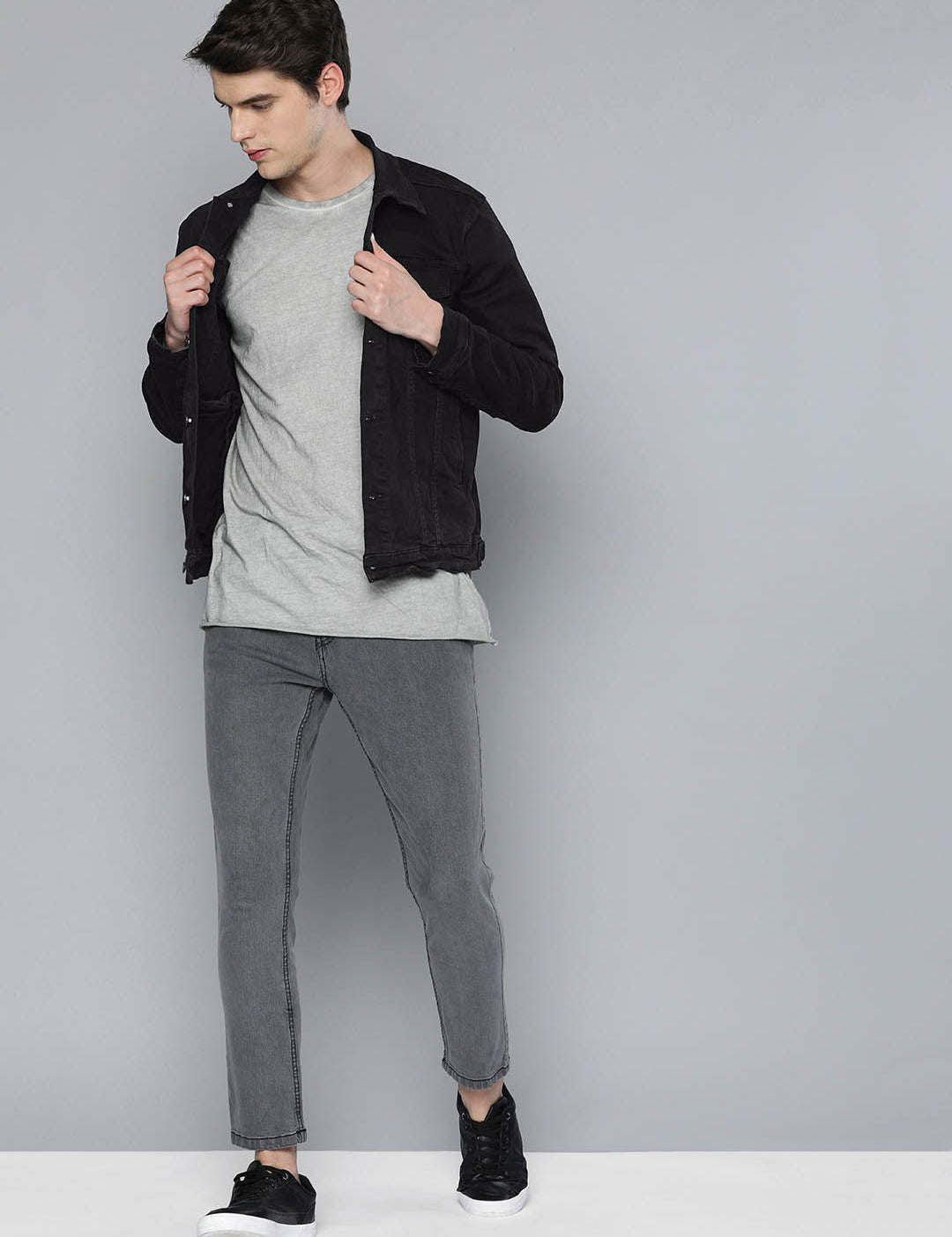 Kotty Graphic Printed Denim Jacket