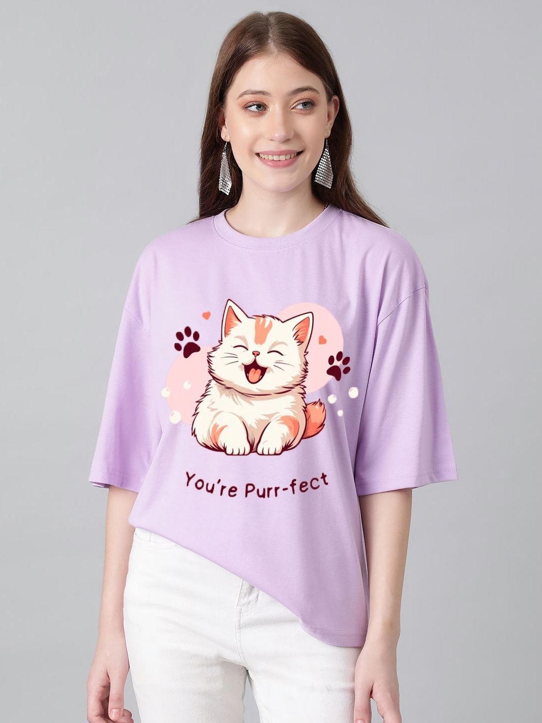 Kotty Women Printed T-shirt