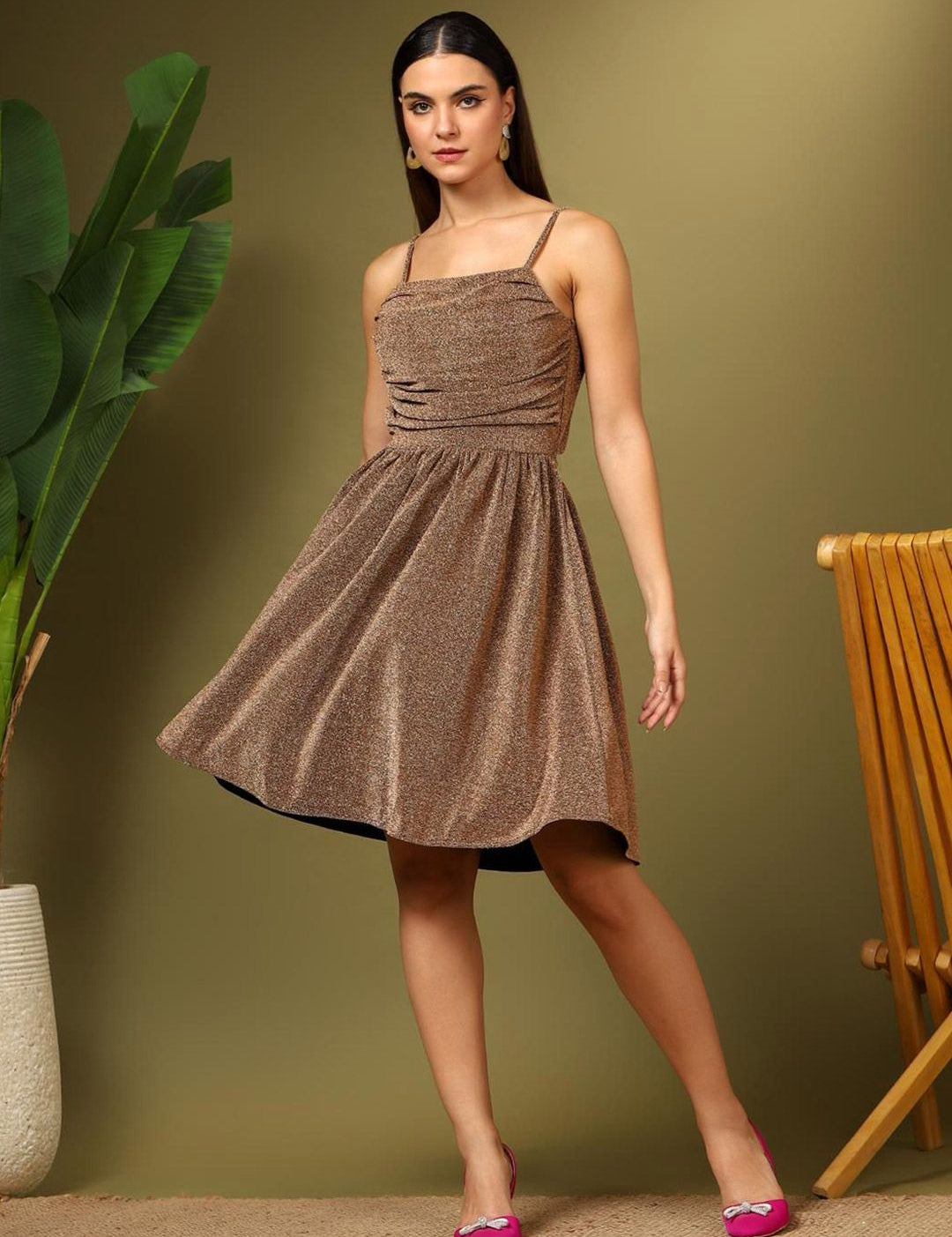 Kotty Women Embellished Sleeveless Fit & Flare Dress