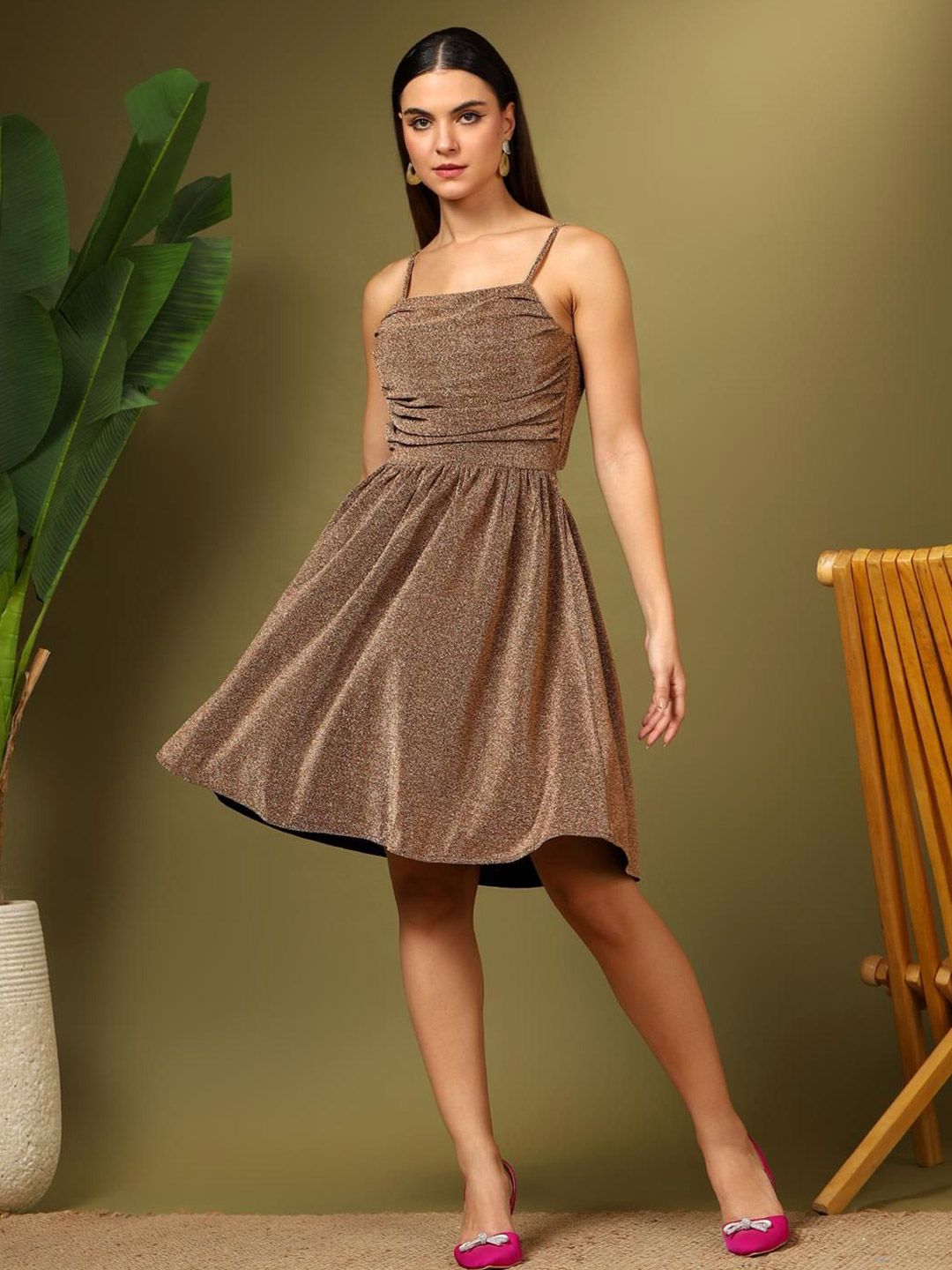 Kotty Women Embellished Sleeveless Fit & Flare Dress