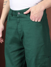 Kotty Men Relaxed Easy Wash Cargos Trousers