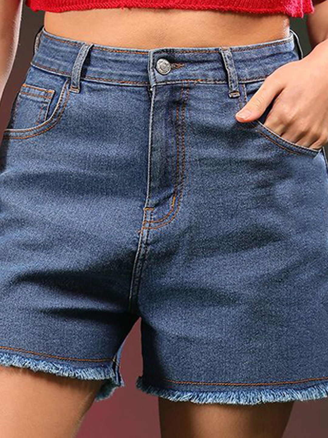 Kotty Women High-Rise Denim Shorts