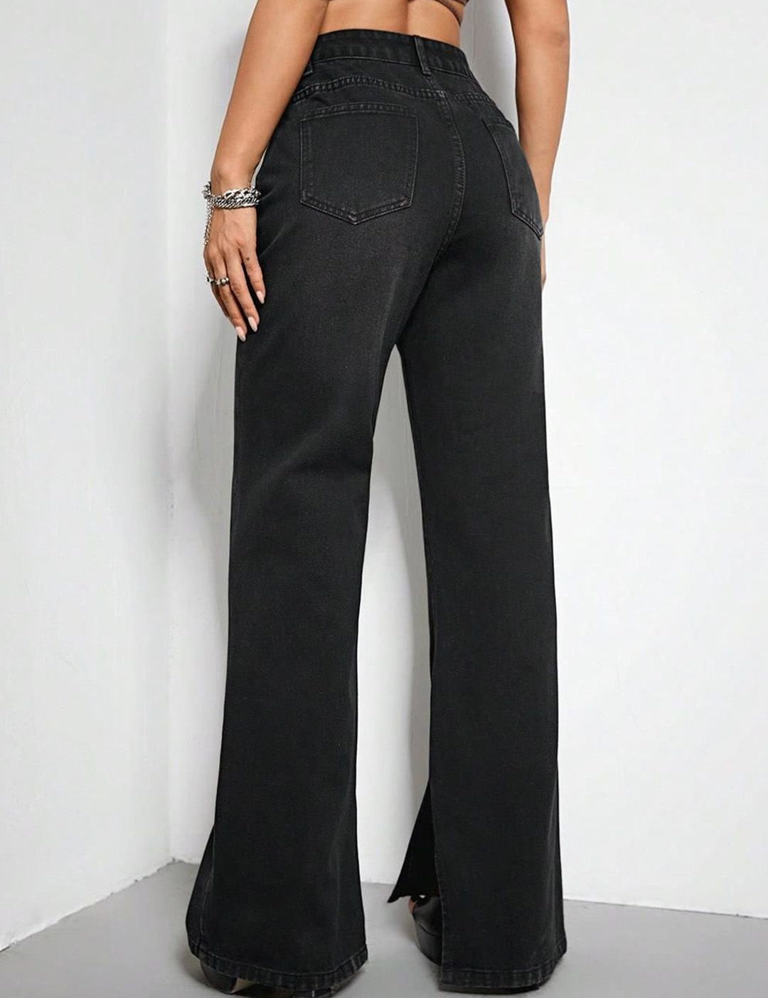 KOTTY Basics Women Flared High-Rise Clean Look Stretchable Jeans