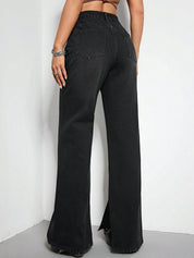 KOTTY Basics Women Flared High-Rise Clean Look Stretchable Jeans