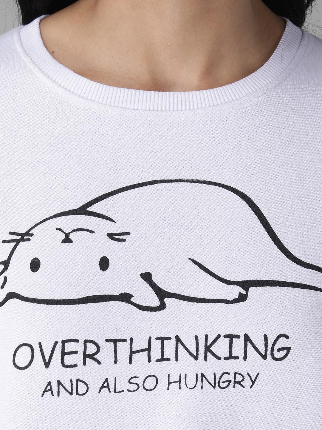 Kotty Women Off-White Printed Sweatshirt