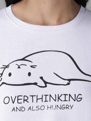 Kotty Women Off-White Printed Sweatshirt