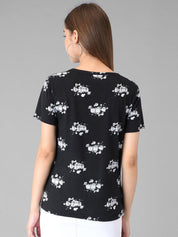 Kotty Conversational Printed Cotton T-shirt