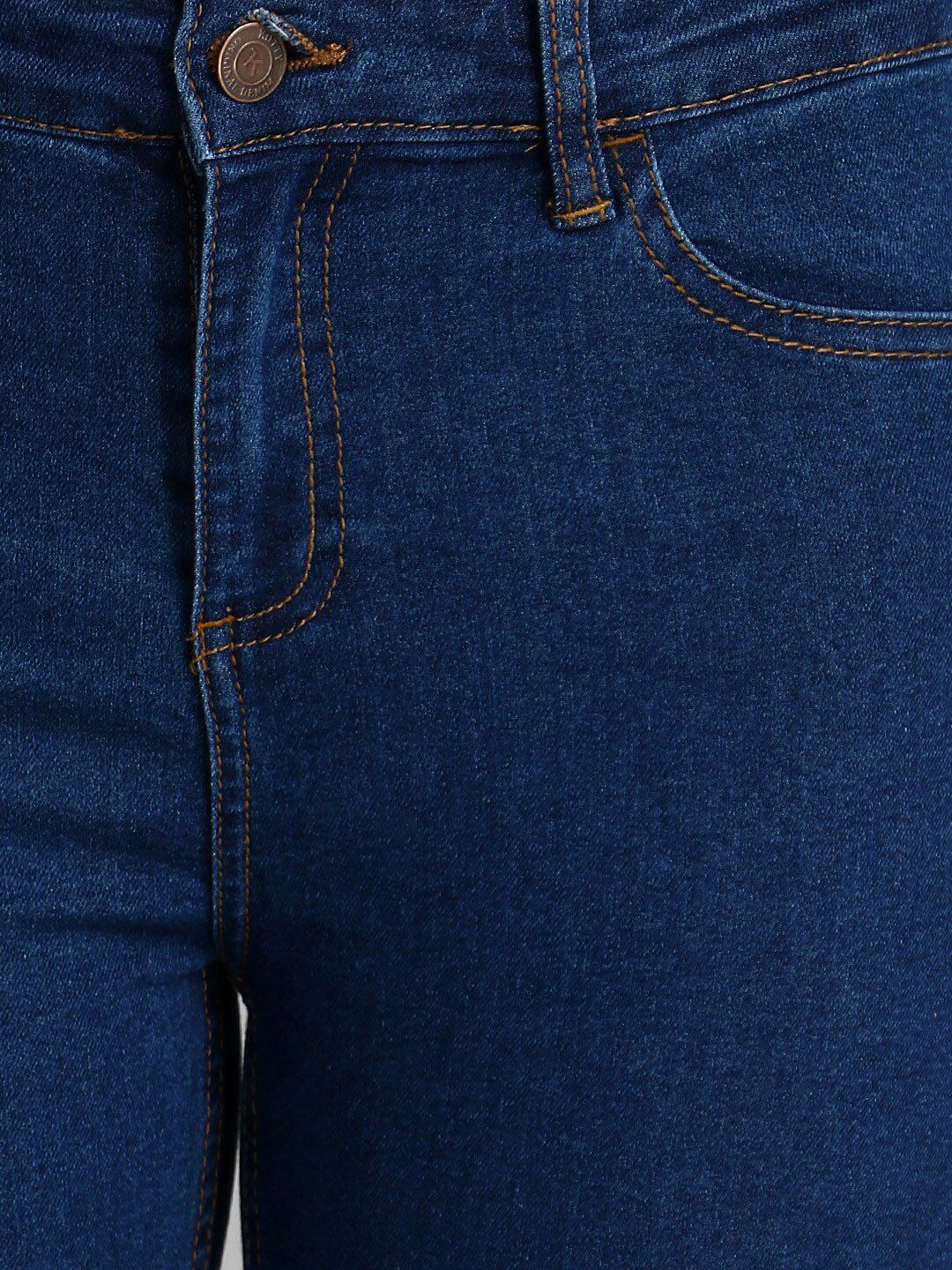 Kotty Women Blue Skinny Fit Mid-Rise Clean Look Jeans
