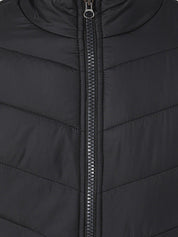 Kotty Men Black Solid Puffer Jacket
