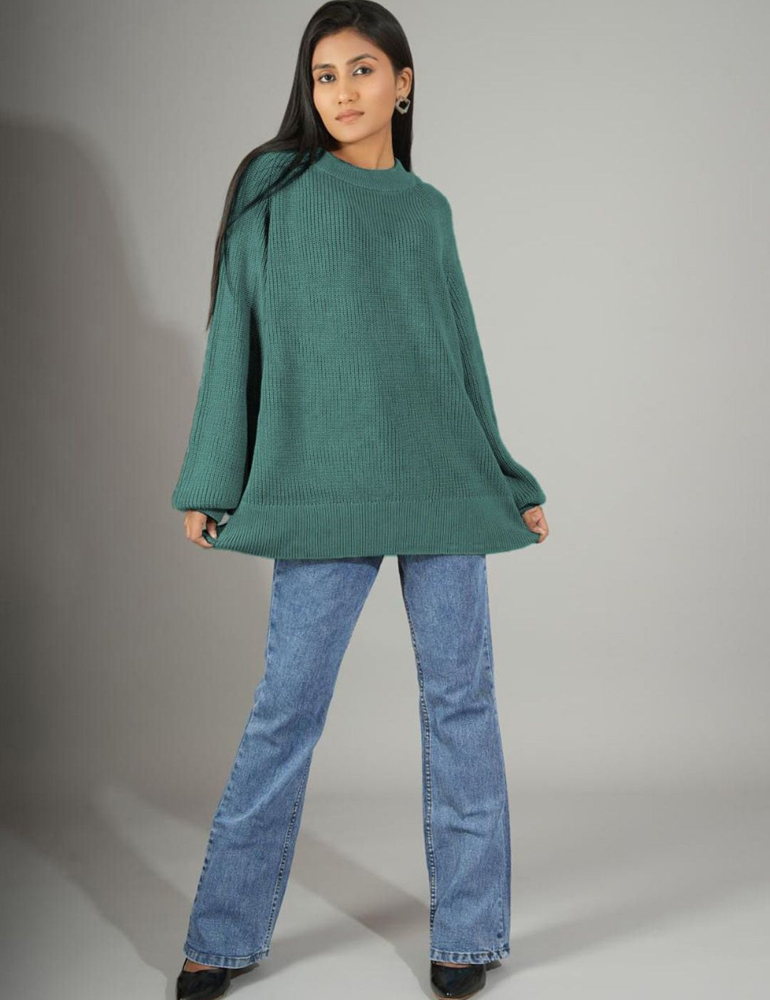 Kotty Women Round Neck Long Sleeves Pullover