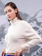 Kotty Women High Neck Pullover Sweater