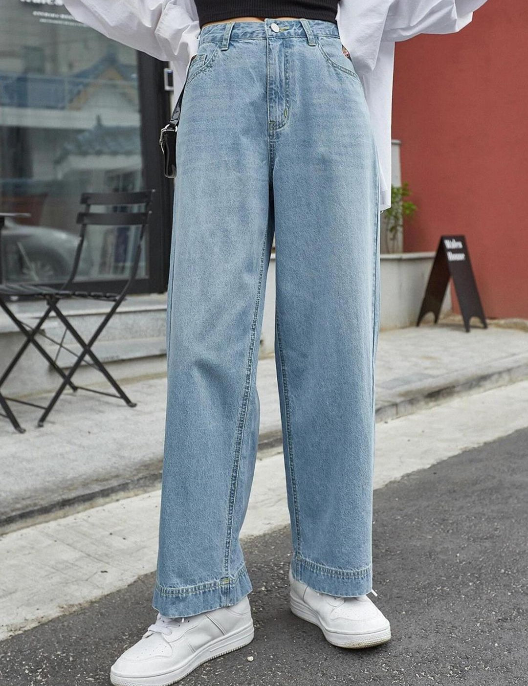 Kotty Women Blue Jean High-Rise Clean Look Stretchable Jeans