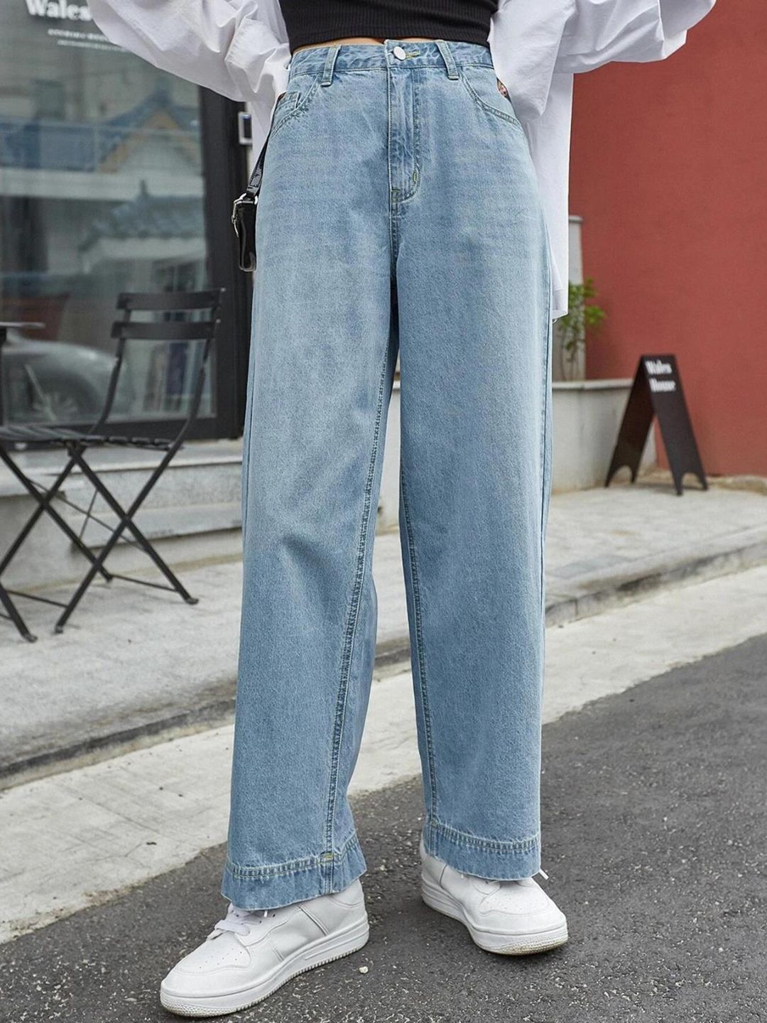 Kotty Women Blue Jean High-Rise Clean Look Stretchable Jeans