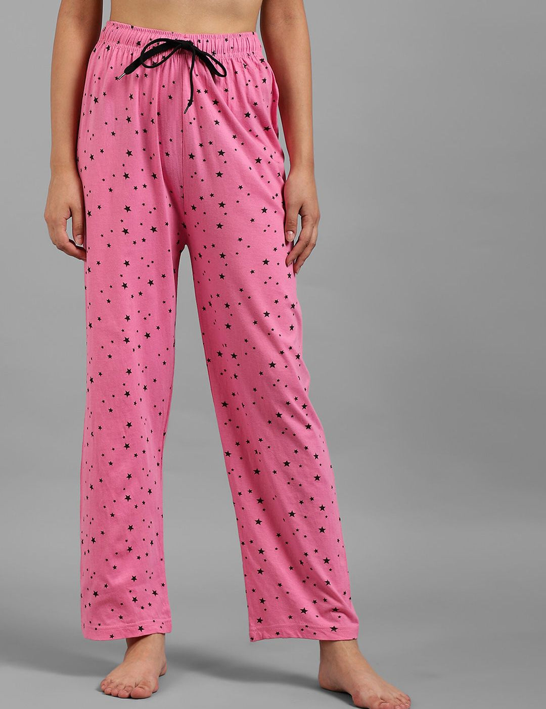 Kotty Women Pink Printed Lounge Pants
