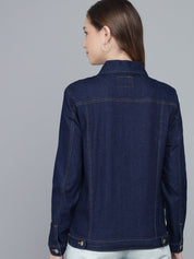 Kotty Women Blue Lightweight Denim Jacket