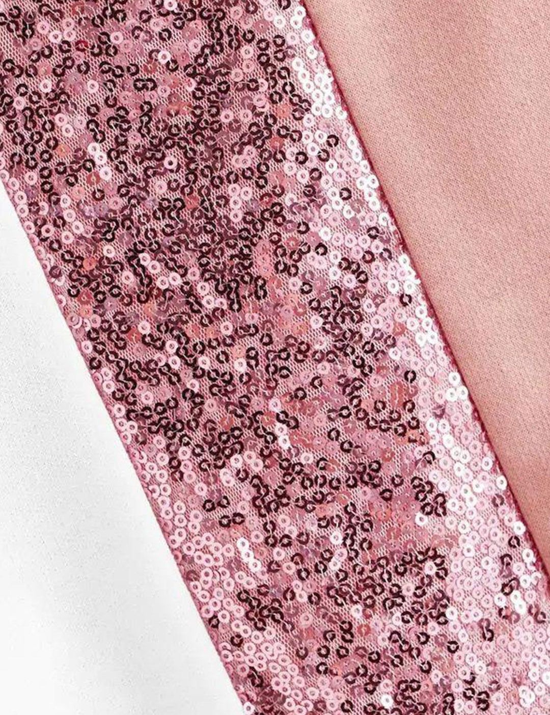 Kotty Girls Pink & White Colourblocked Hooded Sweatshirt