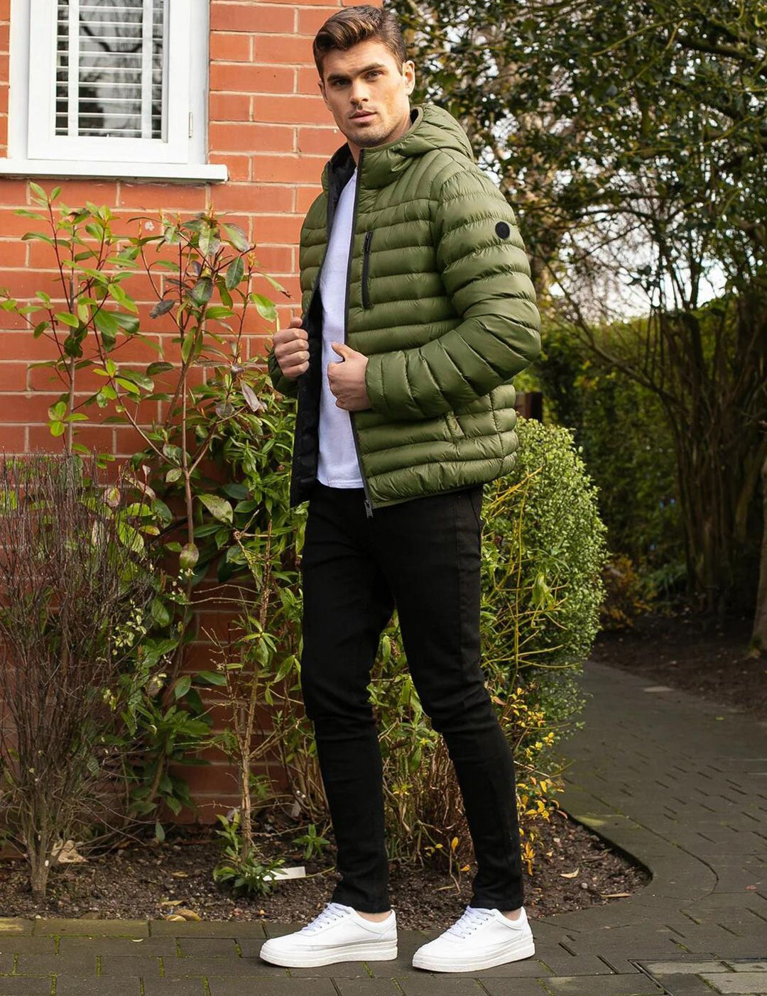 Kotty Green Hooded Puffer Jacket