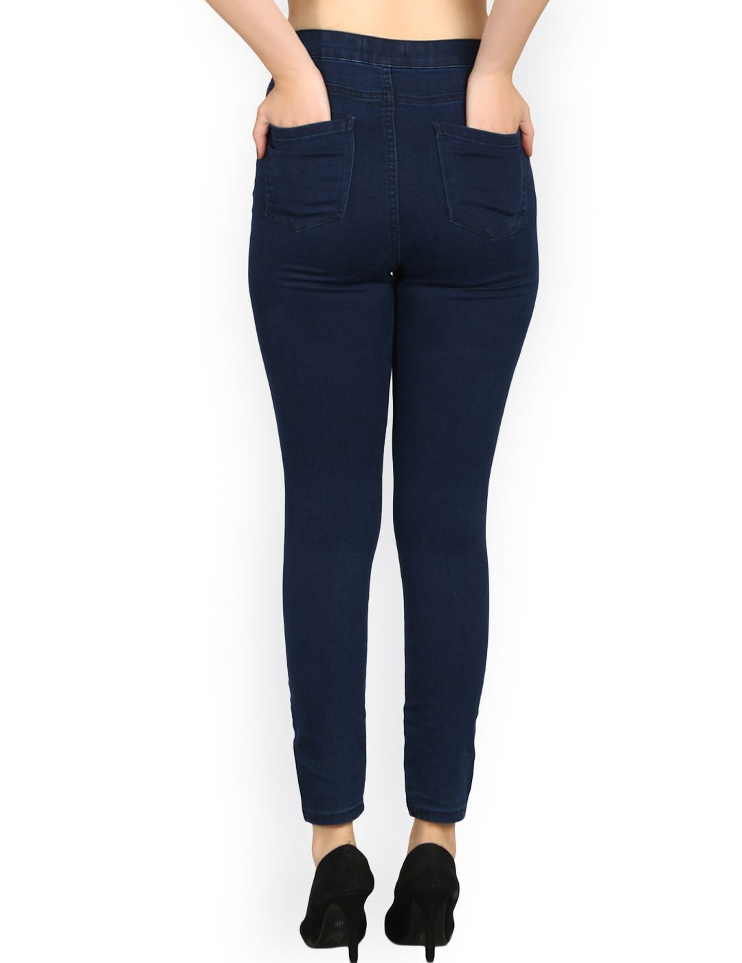 Kotty Women Blue Skinny Fit High-Rise Clean Look Jeans