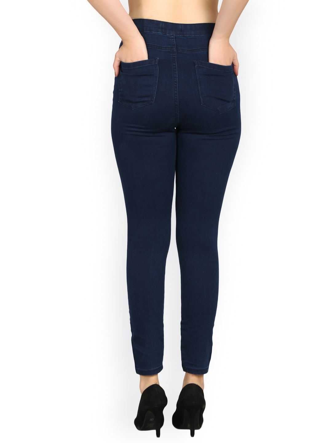 Kotty Women Blue Skinny Fit High-Rise Clean Look Jeans