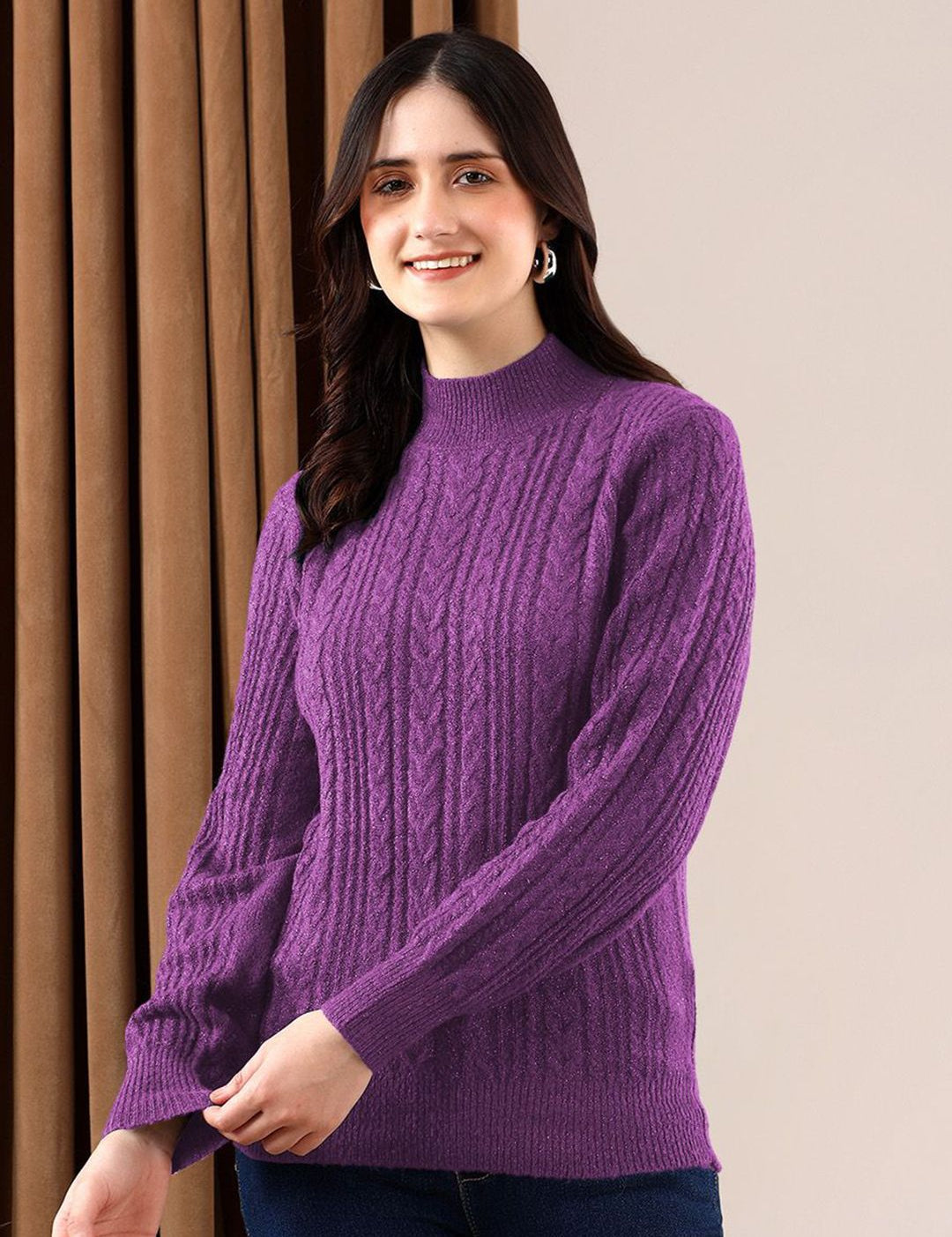 Kotty Women Cable Knit Pullover