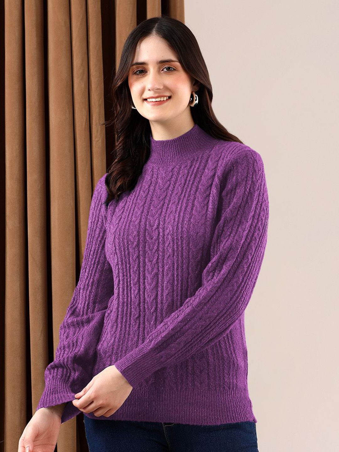 Kotty Women Cable Knit Pullover