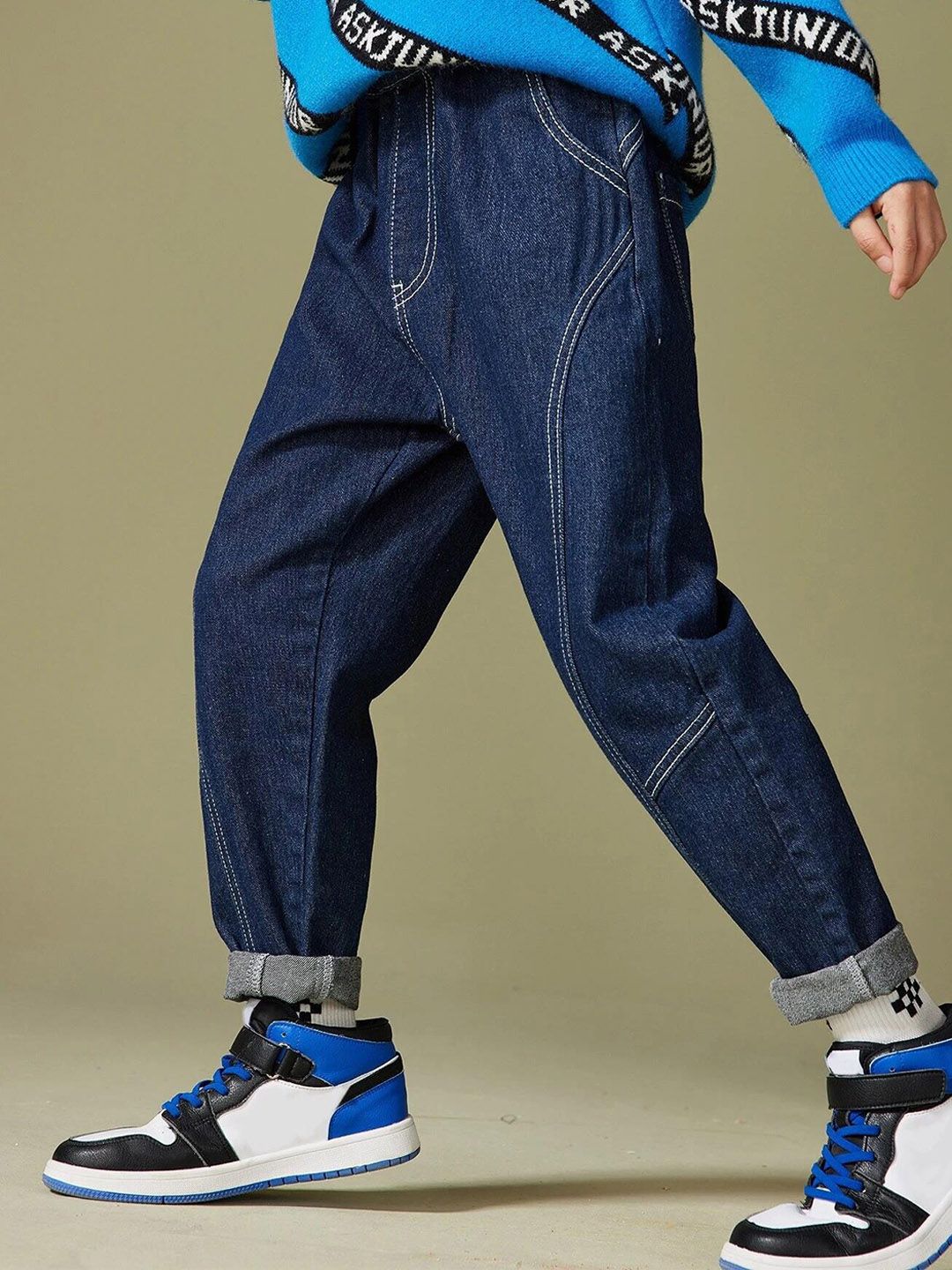 Kotty Boys Dark Shade Stretchable Joggers