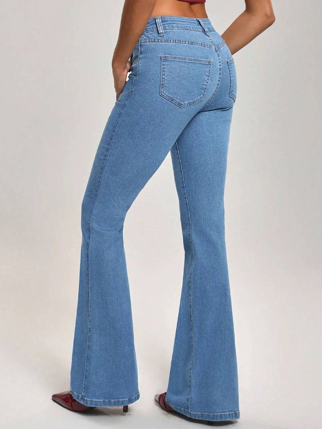 Kotty Women Hottie Bootcut High-Rise Stretchable Jeans