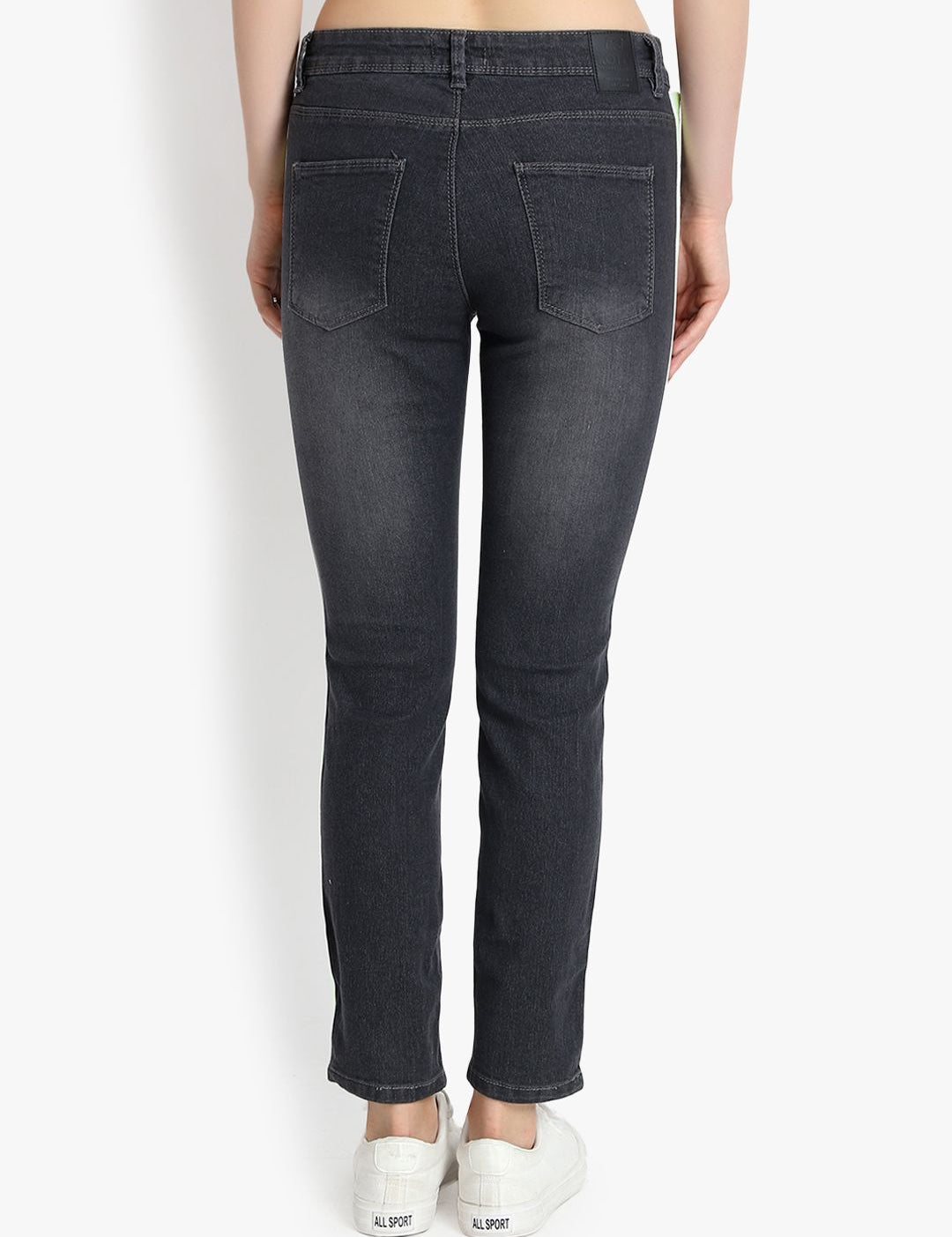 Kotty Women Black Skinny Fit High-Rise Clean Look Jeans