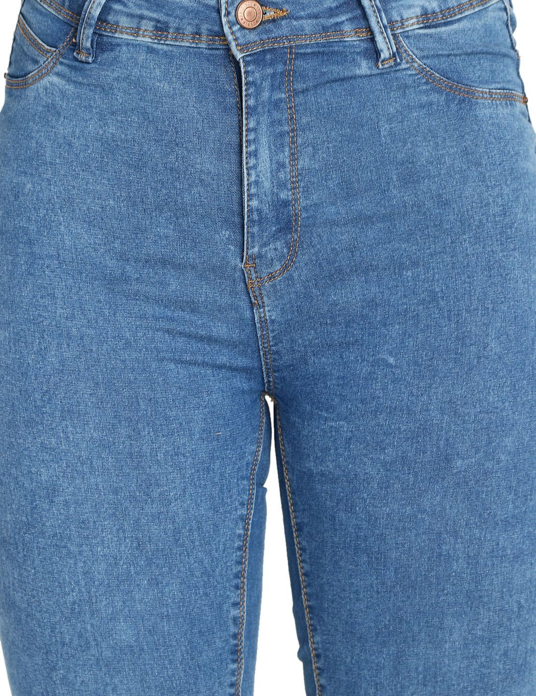 Kotty Women Blue Skinny Fit High-Rise Clean Look Jeans