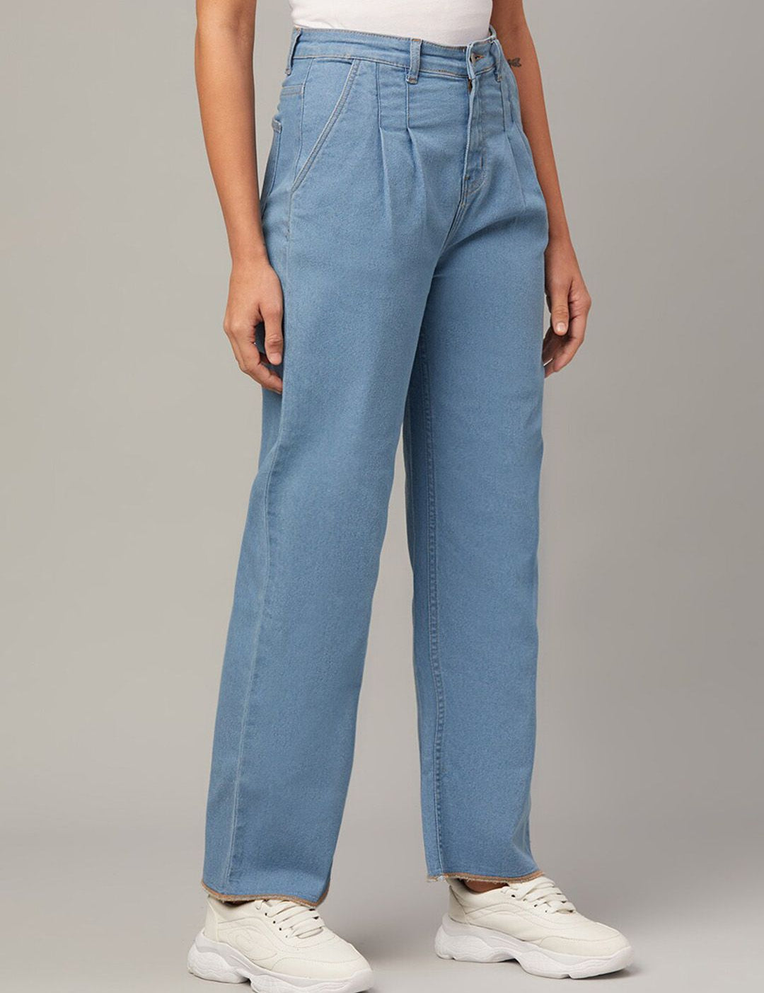 Kotty Women Jean Straight Fit High-Rise Jeans