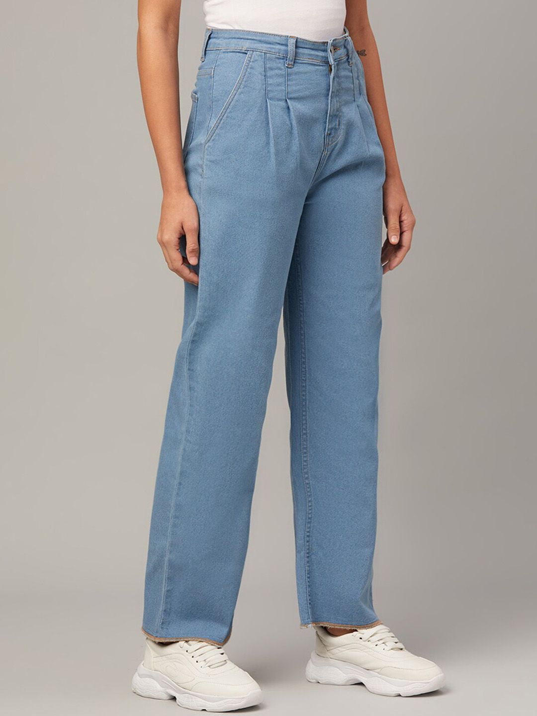 Kotty Women Jean Straight Fit High-Rise Jeans