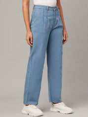 Kotty Women Jean Straight Fit High-Rise Jeans