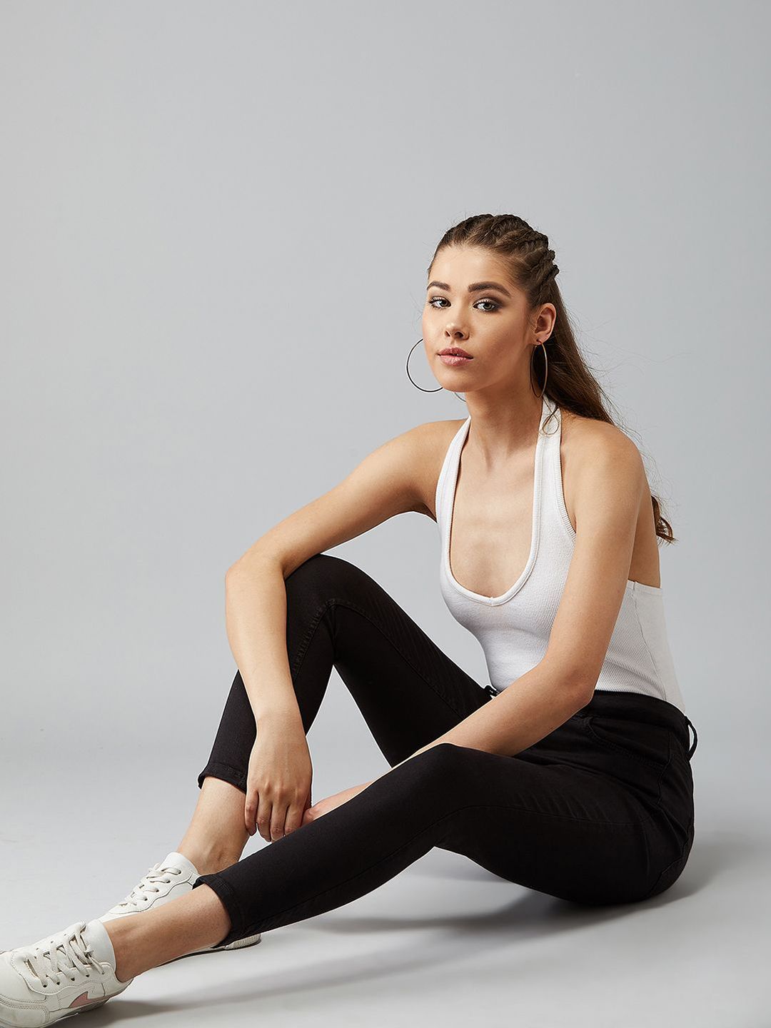 KOTTY Basics Women Slim Fit High-Rise Stretchable Jeans