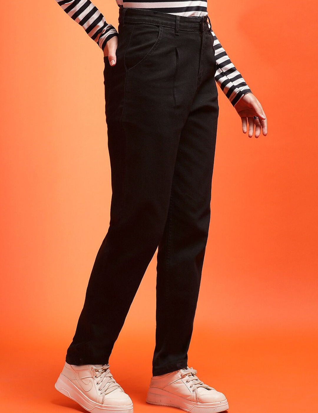 Stylecast X KOTTY Basics Women Slim Fit High-Rise Clean Look Stretchable Jeans