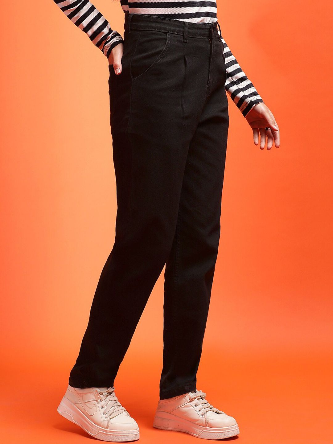 Stylecast X KOTTY Basics Women Slim Fit High-Rise Clean Look Stretchable Jeans