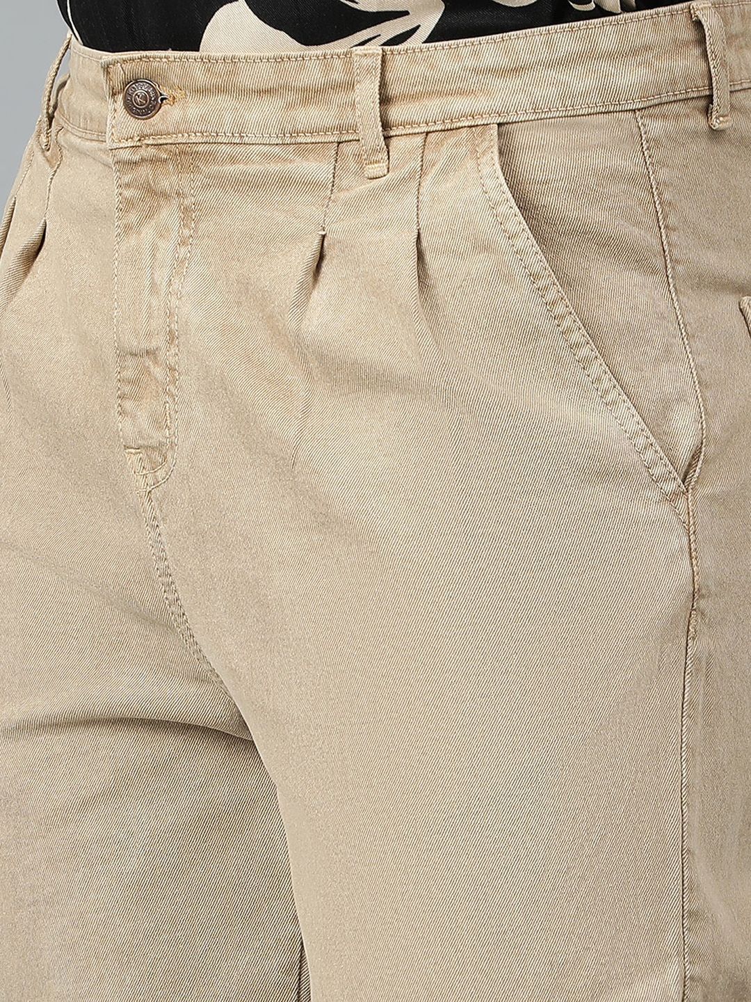 Kotty Men Low-Rise Stretchable Cargo Jeans