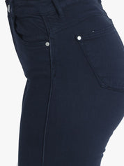 Kotty Women Navy Blue Skinny Fit High-Rise Clean Look Stretchable Jeans