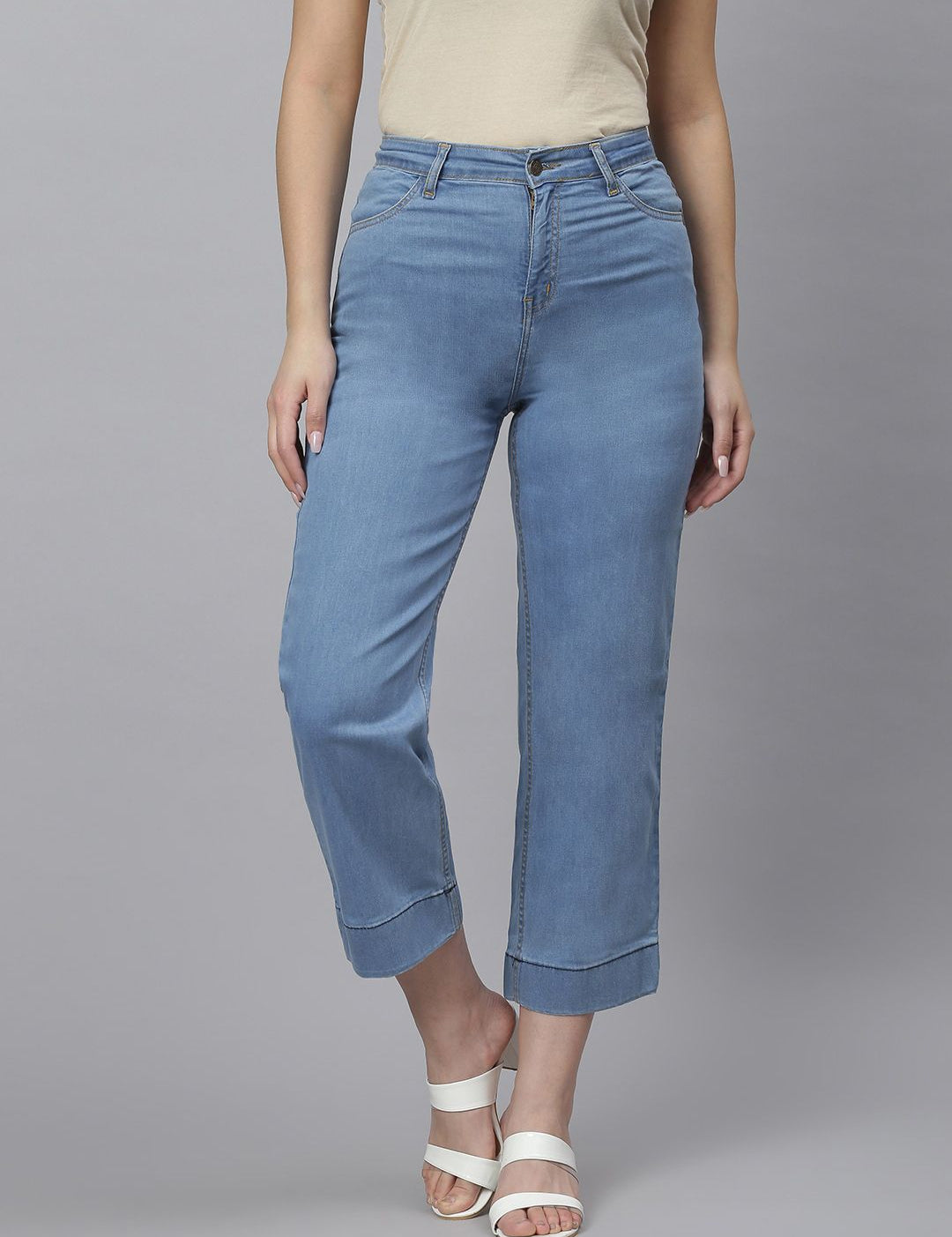 Kotty Women Blue Flared Jeans