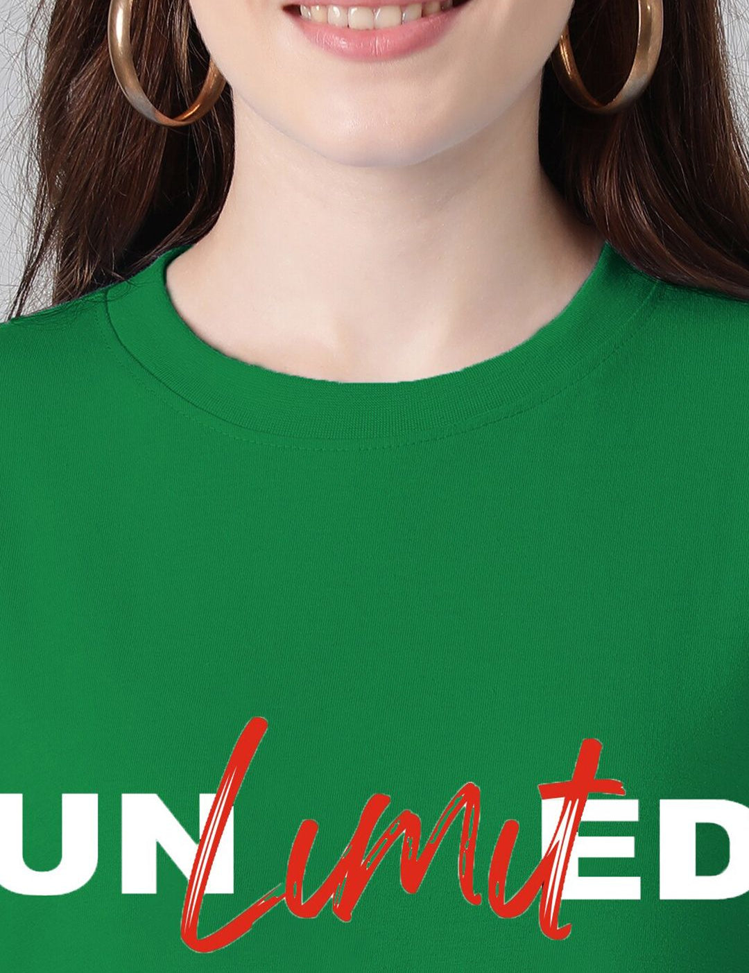 KOTTY Basics Typography Printed Oversized T-shirt