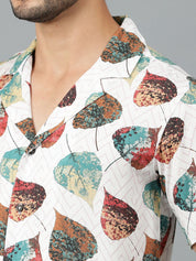 Kotty Men Tropical Printed Casual Shirt