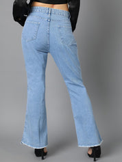 Kotty Women Jean Bootcut Cotton Stretchable Jeans