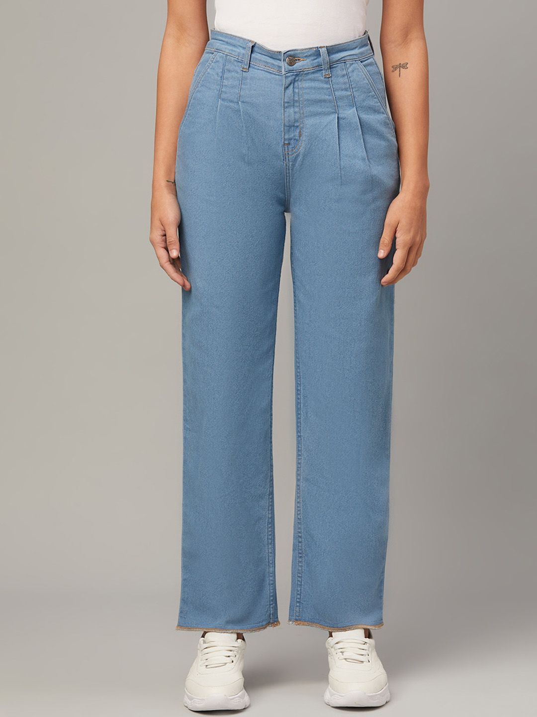 Kotty Women Jean Straight Fit High-Rise Jeans