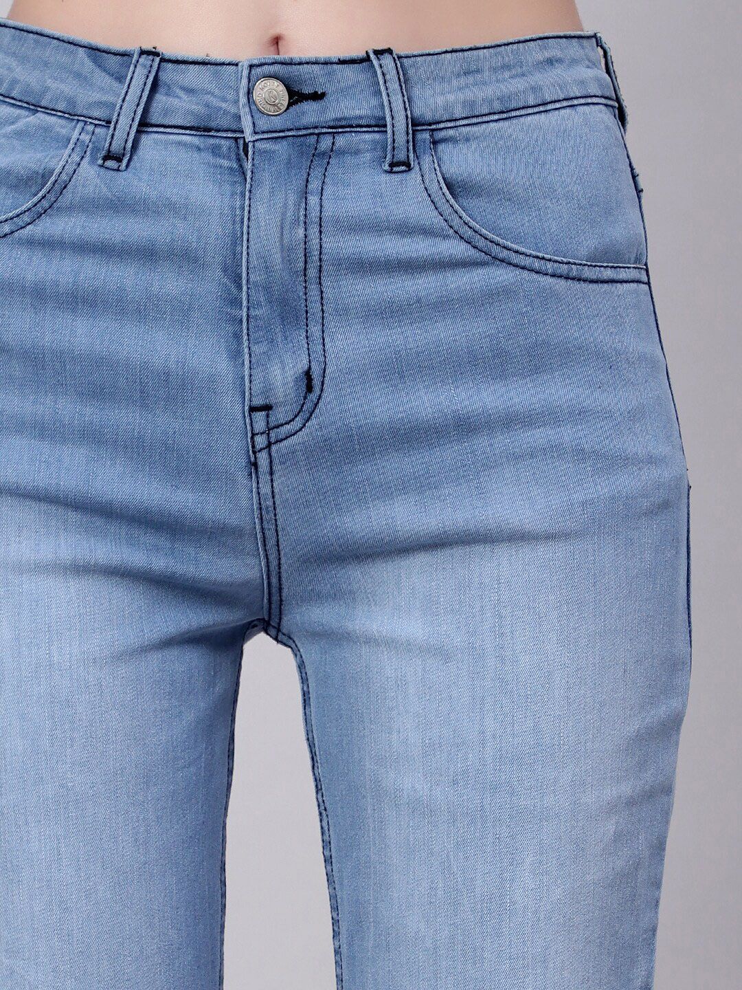 Kotty Women Jean Bootcut Light Fade Stretchable Jeans