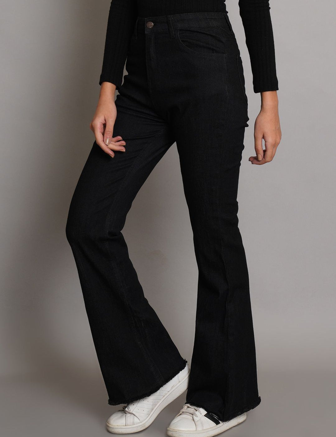 Kotty Women Jean Bootcut High-Rise Stretchable Jeans