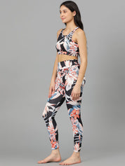 Kotty Round Neck Sleeveless Printed Night suit