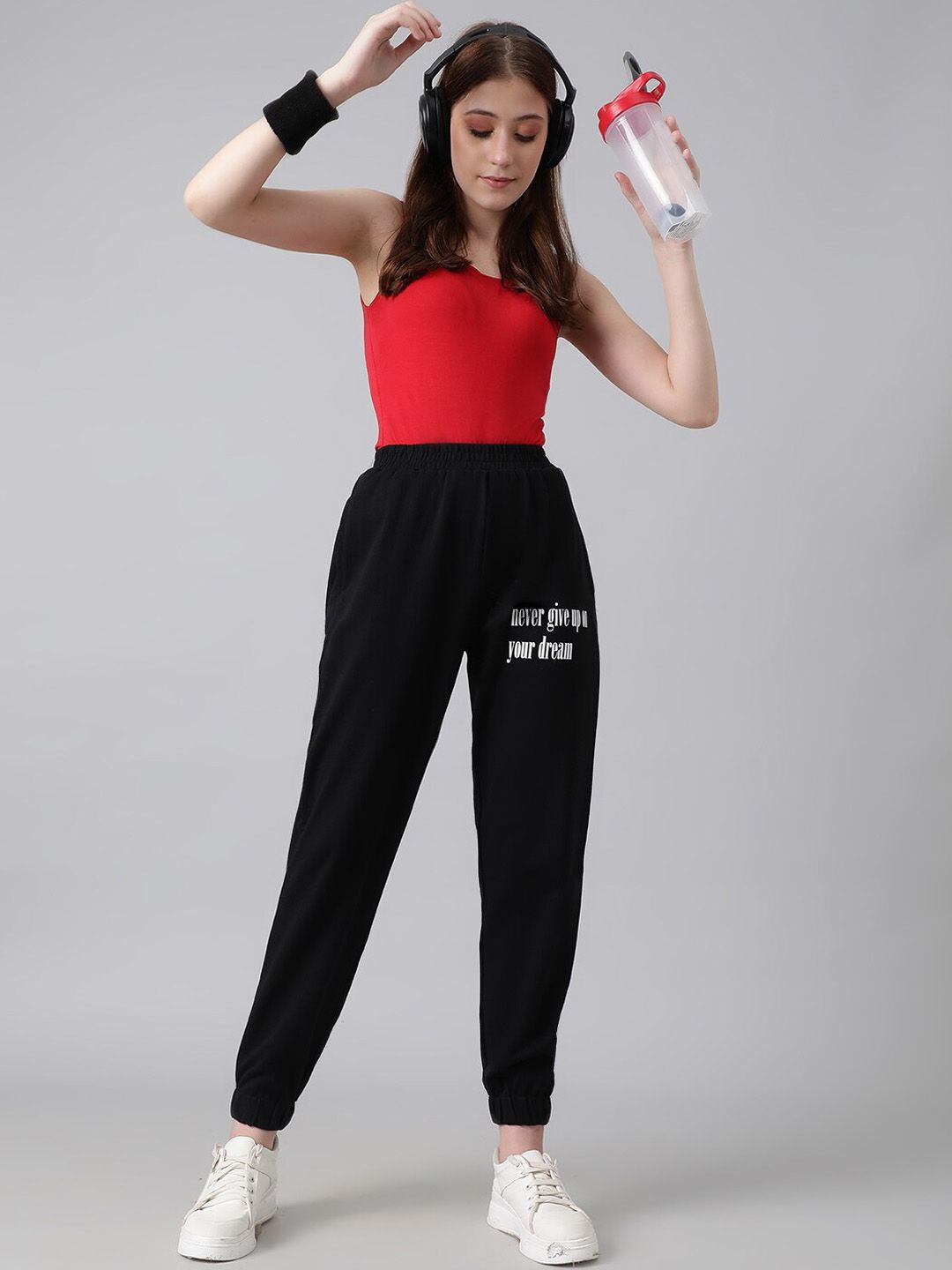 Kotty Women Typography Printed Joggers