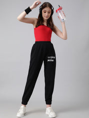 Kotty Women Typography Printed Joggers